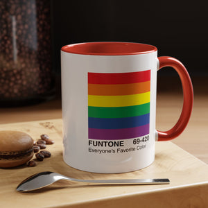 Bespattered Facade Everyone's Favorite Color "Funtone" Chip Mug | Eight Colors | 11oz or 15oz
