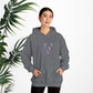 Bespattered Facade Protect the Dolls LGBTQ+ Pride Trans Support Embroidered Unisex Heavy Blend™ Hooded Sweatshirt