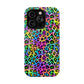 Bespattered Facade Candy Coated Neon Leopard Impact-Resistant Case