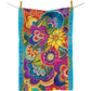 Laurel Burch Carlotta's Garden Cotton Tea Towel – Flat Weave, Absorbent