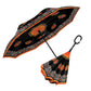 Laurel Burch Orange Blossoms Reverse Inverted Umbrella – Windproof - Earlier Design