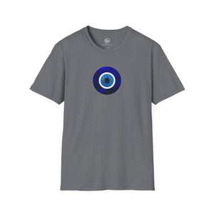 Bespattered Facade Evil Eye Protection Symbol Unisex Softstyle T-Shirt