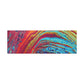 Bespattered Facade Rainbow Rings Stretched Matte Canvas Art Prints | Multiple Sizes