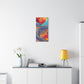 Bespattered Facade Fluid Art Abstract Painting Stretched Matte Canvas Art Prints | Multiple Sizes