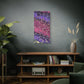 Bespattered Facade Fluid Art Abstract Painting Stretched Matte Canvas Art Prints | Multiple Sizes