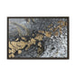 Bespattered Facade You're Golden Framed Canvas Art Print | 3 Frame Colors | Multiple Sizes