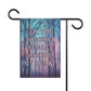 Bespattered Facade "Weather Update" Garden Flag