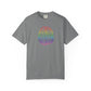 Bespattered Facade Rainbow Brain Line Art Premium Unisex Comfort Colors Garment Dyed 100% Cotton T-Shirt