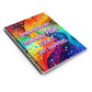 Bespattered Facade Rainbow "F.I.S.H." Spiral Notebook - Lined Pages