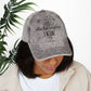 Bespattered Facade "I'm Fine" Black Embroidered Vintage Cap