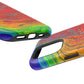 Bespattered Facade Rainbow Vortex Impact-Resistant Case