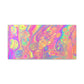 Bespattered Facade Fluid Art Abstract Painting Stretched Matte Canvas Art Prints | Multiple Sizes