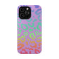 Bespattered Facade Rainbow Leopard Impact-Resistant Case