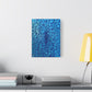 Bespattered Facade Fluid Art Abstract Painting Stretched Matte Canvas Art Prints | Multiple Sizes