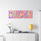 Bespattered Facade Fluid Art Abstract Painting Stretched Matte Canvas Art Prints | Multiple Sizes