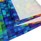 Bespattered Facade Pixelated Rainbow Table Runner (2 sizes)