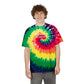 Bespattered Facade "Rainbow Is the New Black" Embroidered 100% Cotton Tie Dye T-Shirts