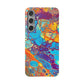 Bespattered Facade Space Worm Snap Case