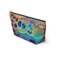 Bespattered Facade Intergalactic Rainbow Accessory Pouch With T-Bottom | 2 Sizes