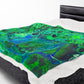 Bespattered Facade Radioactive Velveteen Plush Blanket | 3 Sizes
