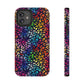 Bespattered Facade Rainbow Paint Splatter Leopard Impact-Resistant Case