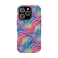 Bespattered Facade Rainbow Nebula Impact-Resistant Case