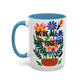 "We're All In This Together..." Rainbow Flowers Mug | Eight Colors | 11oz or 15oz