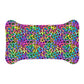 Bespattered Facade Candy Coated Neon Leopard Pet Feeding Mats (3 Shapes)