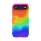 Bespattered Facade Rainbow Heat Map Snap Case