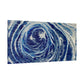 Bespattered Facade Fluid Art Abstract Painting Stretched Matte Canvas Art Prints | Multiple Sizes