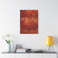 Bespattered Facade Fluid Art Abstract Painting Stretched Matte Canvas Art Prints | Multiple Sizes