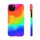Bespattered Facade Rainbow Heat Map Snap Case
