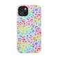 Bespattered Facade Bright Rainbow Leopard Impact-Resistant Case