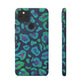Bespattered Facade Emerald Leopard Snap Case