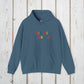Bespattered Facade "Rainbow Is the New Black" Colorful Embroidered Unisex Heavy Blend™ Hooded Sweatshirt