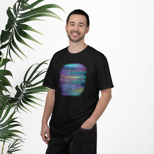 Bespattered Facade "Cryptic Emo Lyrics" Colorful Premium Unisex Comfort Colors Garment Dyed 100% Cotton T-Shirt