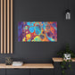 Bespattered Facade Fluid Art Abstract Painting Stretched Matte Canvas Art Prints | Multiple Sizes