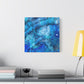 Bespattered Facade Resin Petri Macro Photograph Stretched Matte Canvas Art Prints | Multiple Sizes