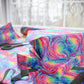 Bespattered Facade Rainbow Nebula Wrapping Paper | Three Sizes | Glossy or Matte