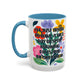 "I'm Just Trying to Have a Nice Day..." Rainbow Flowers Mug | Eight Colors | 11oz or 15oz