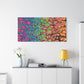 Bespattered Facade Neon Goodness Stretched Matte Canvas Art Prints | Multiple Sizes