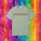 Bespattered Facade Rainbow All Places Should Be Safe Spaces Colorful LGBTQ+ Pride Premium Unisex Comfort Colors Garment Dyed 100% Cotton T-Shirt