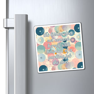 Bespattered Facade "The Lioness" Refrigerator Magnet