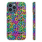 Bespattered Facade Candy Coated Neon Leopard Tough Case