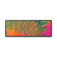 Bespattered Facade Neon Puddle Framed Canvas Art Print | 3 Frame Colors | Multiple Sizes