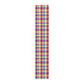 Bespattered Facade Rainbow Plaid Table Runner (2 sizes)
