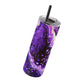 Bespattered Facade Purple Haze Maars Maker Skinny Matte Tumbler 20oz