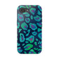Bespattered Facade Emerald Leopard Impact-Resistant Case