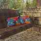 Bespattered Facade Bold Florals UV-Resistant Outdoor Pillows | 4 Sizes
