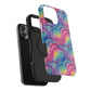 Bespattered Facade Rainbow Nebula Impact-Resistant Case